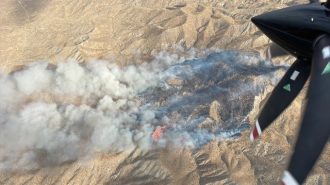 Lightning sparks fire east of Santa Margarita, thousands of acres burned