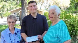 Local student awarded scholarship by Quota club