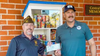 Veterans of Foreign Wars Post donates to veteran food pantry