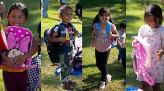 School supplies distributed to 242 children of local farm workers