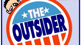 Democracy and humor collide in 'The Outsider'