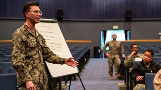 Atascadero sailor discusses leadership at U.S. Navy seminar in Japan