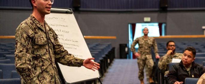 Atascadero sailor discusses leadership at U.S. Navy seminar in Japan