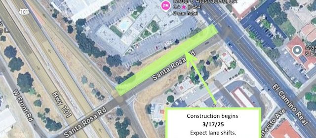 Construction set to improve pedestrian access on Santa Rosa Road
