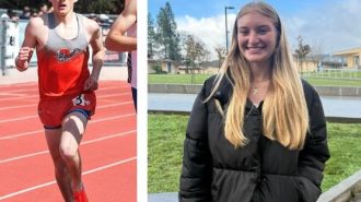 Oscar Allen and Kyla King athletes of the week