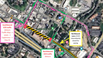 City schedules closures on El Camino Real for road work