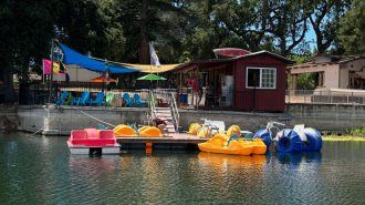 paddleboat shack atascadero lake