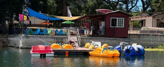 paddleboat shack atascadero lake
