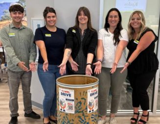 Credit union partners with local homeless shelter for towel drive