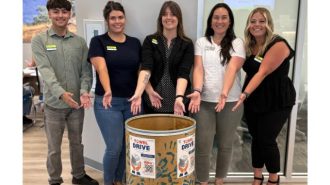 Credit union partners with local homeless shelter for towel drive