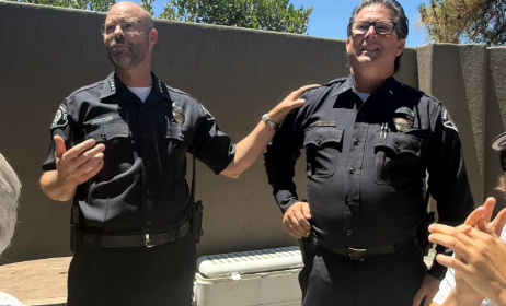 Officer served as detective, sergeant, and commander since joining