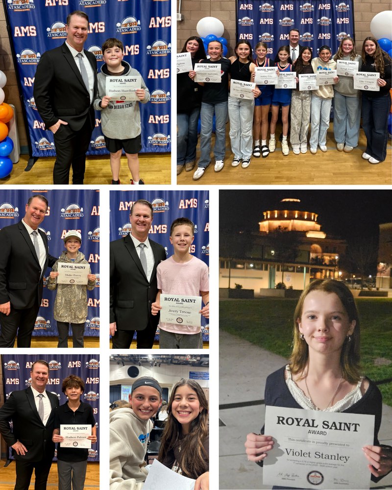 Atascadero Middle School honors ‘Royal Saints’ students