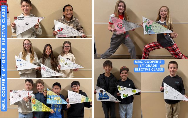 Middle school students explore careers, colleges through classroom project