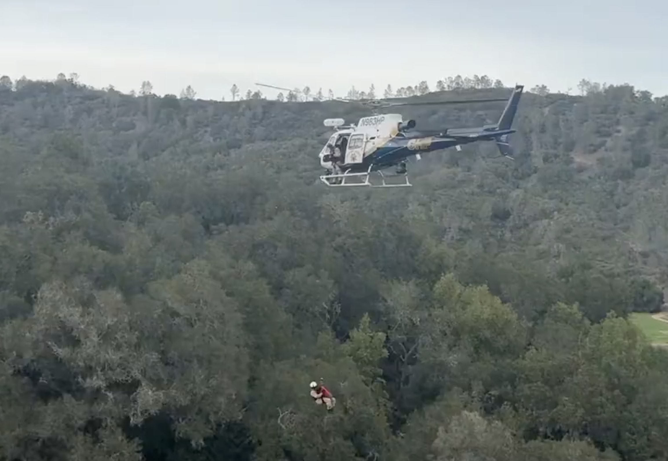 Crash sends vehicle down embankment off Highway 46