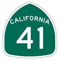 Highway 41 traffic control set west of Atascadero