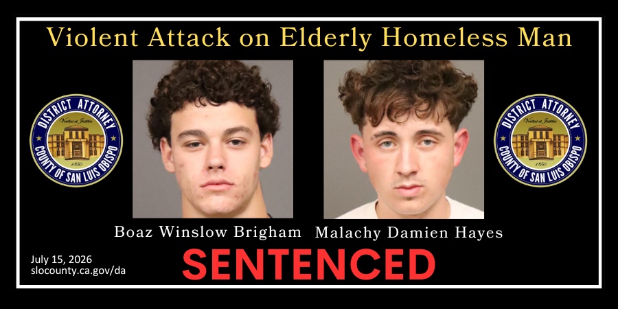 Two men sentenced for attack on sleeping homeless man