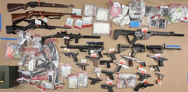 Sheriff’s office arrests 10, seizes cocaine, firearms and cash in investigation