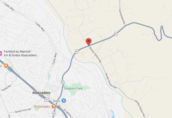 Passenger killed in single-vehicle crash near Atascadero