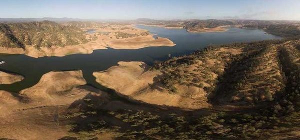 Aerial view of Lake Nacimiento
