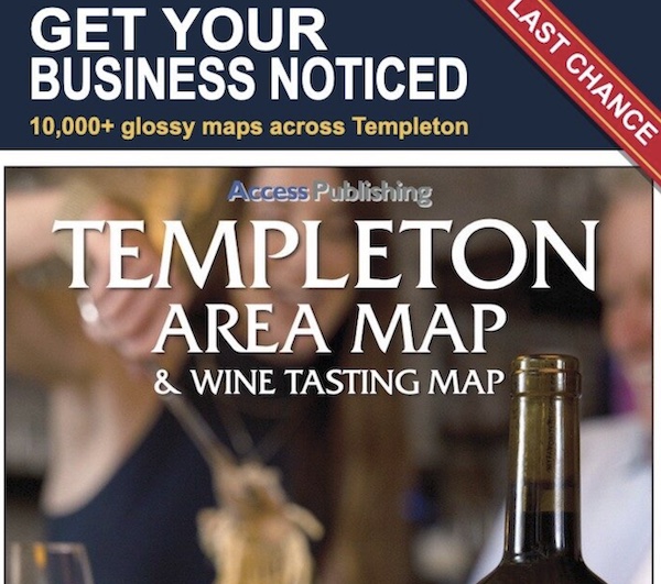 Last chance to get your business on the new Templeton Area Map
